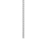 14K WHITE GOLD 4 3/4CT 18" ROUND DIAMOND LADIES TENNIS NECKLACE