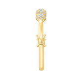 LADIES BANGLE 4CT ROUND DIAMOND 14K YELLOW GOLD