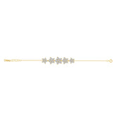 LADIES BRACELET 2 3/4CT ROUND DIAMOND 14K YELLOW GOLD