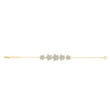 LADIES BRACELET 2 3/4CT ROUND DIAMOND 14K YELLOW GOLD