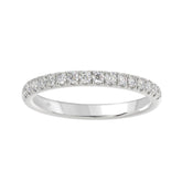 14K WHITE GOLD 1/4CT ROUND DIAMOND LADIES BAND
