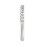 14K WHITE GOLD 1/4CT ROUND DIAMOND LADIES BAND