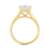LADIES RING 2CT PRINCESS DIAMOND 14K YELLOW GOLD (CENTER STONE PRINCESS DIAMOND 1 1/2CT )