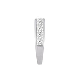 14K WHITE GOLD 2CT PRINCESS DIAMOND LADIES BAND