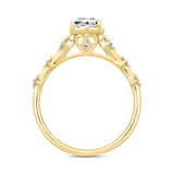 LADIES RING 1 1/4CT ROUND DIAMOND 14K YELLOW GOLD (CENTER STONE ROUND DIAMOND 1CT)