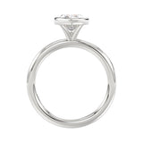 LADIES SOLITAIRE RING 2CT MARQUISE DIAMOND 14K WHITE GOLD (CENTER STONE MARQUISE DIAMOND 2CT )