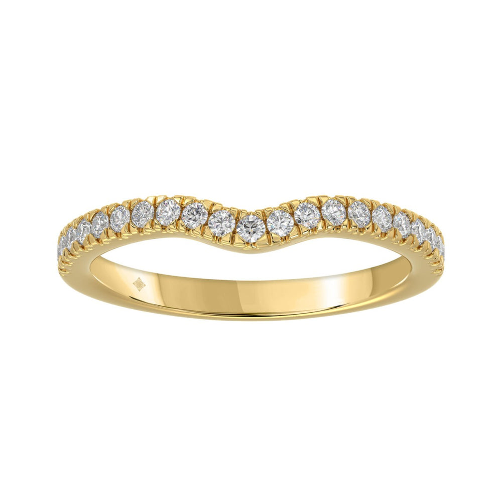 14K YELLOW GOLD 1/4CT ROUND DIAMOND LADIES RING