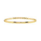 LADIES BANGLE 1 1/3CT ROUND DIAMOND 14K YELLOW GOLD