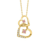 LADIES PENDANT 1/4CT ROUND DIAMOND 14K YELLOW GOLD WITH CHAIN (CENTER STONE ROUND DIAMOND 1/5CT )