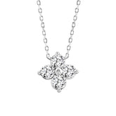 LADIES PENDANT 1CT ROUND DIAMOND 14K WHITE GOLD