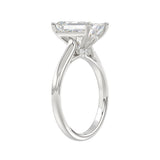 14K WHITE GOLD 3 7/8CT ROUND/EMERALD DIAMOND LADIES BRIDAL SET (CENTER STONE EMERALD DIAMOND 2 1/2CT)