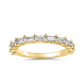LADIES BAND 1/2CT BAGUETTE DIAMOND 14K YELLOW GOLD