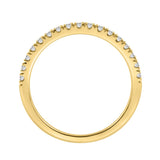 14K YELLOW GOLD 1/3CT ROUND DIAMOND LADIES BAND