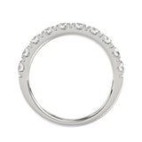 14K WHITE GOLD 1.00CT ROUND DIAMOND LADIES BAND