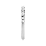 14K WHITE GOLD 1/4CT ROUND DIAMOND LADIES BAND