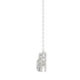 14K WHITE GOLD 1 3/4CT ROUND DIAMOND LADIES NECKLACE