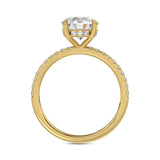 14K YELLOW GOLD 1 3/4CT ROUND DIAMOND LADIES RING (CENTER STONE ROUND DIAMOND 1 1/2CT)