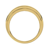 14K YELLOW GOLD 1.00CT ROUND DIAMOND MEN'S BAND
