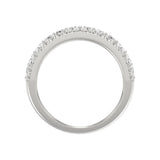 Ladies 14K White Gold Ladies Band 2 1/4CT Featuring Round & Radiant Cut Diamonds
