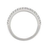 3.00 CT Fashion Band for Ladies Round & Radiant Cut Diamonds 14K White Gold Luxury Band (Color F-G -Clarity VS1/VS2)
