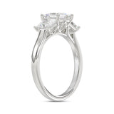 14K WHITE GOLD 2 1/6CT PRINCESS DIAMOND LADIES RING (CENTER STONE PRINCESS DIAMOND 1CT)