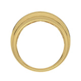 10K YELLOW GOLD 2.00CT ROUND DIAMOND MEN'S BAND