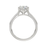 14K WHITE GOLD 1 1/2CT MARQUISE DIAMOND SOLITAIRE RING