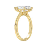 14K YELLOW GOLD 1 1/2CT MARQUISE DIAMOND SOLITAIRE RING