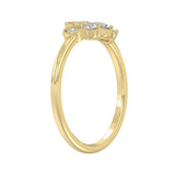 Classic 10K Yellow Gold Round Lab Grown Diamond ladies Ring 1/2CT (Color F-G -Clarity VS1/VS2)