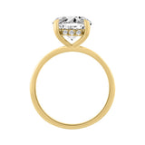 14K YELLOW GOLD 3.00CT ROUND DIAMOND LADIES RING