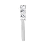 14K WHITE GOLD 1.00CT ROUND DIAMOND LADIES BAND