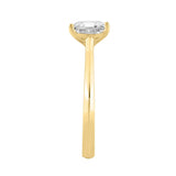14K YELLOW GOLD 1.00CT RADIANT DIAMOND LADIES SOLITAIRE RING
