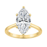 14K YELLOW GOLD 3.00CT MARQUISE DIAMOND LADIES SOLITAIRE RING (CENTER STONE MARQUISE DIAMOND 3CT