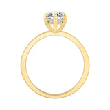 14K YELLOW GOLD 2.00CT MARQUISE/ROUND DIAMOND LADIES RING (CENTER STONE MARQUISE DIAMOND 2.00CT)