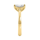 14K YELLOW GOLD 2 1/2CT RADIANT DIAMOND LADIES RING