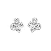 1.00Ct White Gold 10K Round Diamond Fashion Earrings For Women (Color F-G Clarity Vs1/Vs2)
