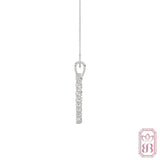 Forever Love Heart Necklace | 0.75 CTW Lab-Created Diamonds | Sterling Silver