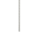 14K WHITE GOLD 4 3/4CT 18" ROUND DIAMOND LADIES TENNIS NECKLACE