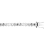 LADIES BRACELET 11CT PRINCESS DIAMOND 14K WHITE GOLD