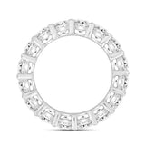 LADIES ETERNITY BAND 5CT ROUND DIAMOND 14K WHITE GOLD