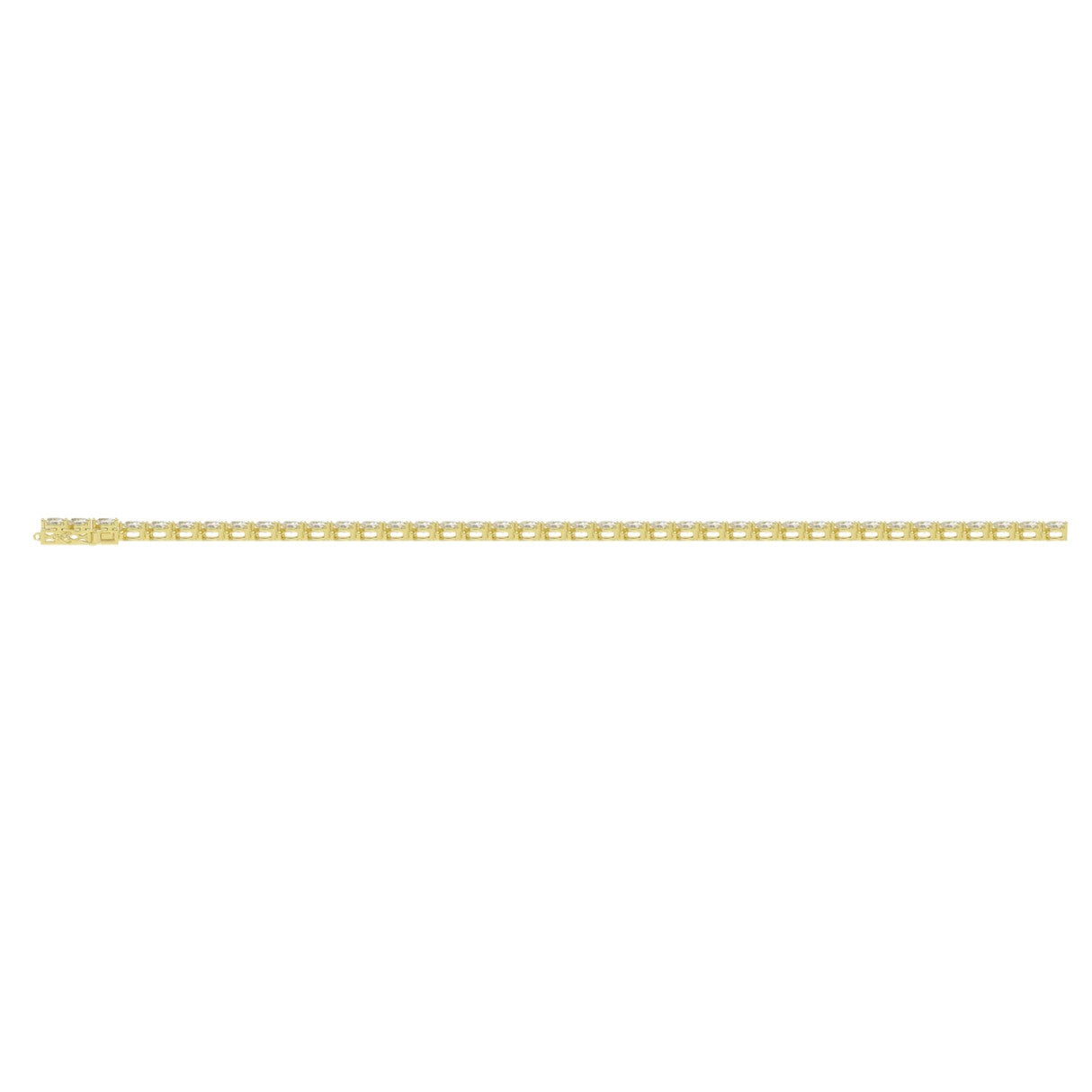 LADIES BRACELET 9CT HEART DIAMOND 14K YELLOW GOLD