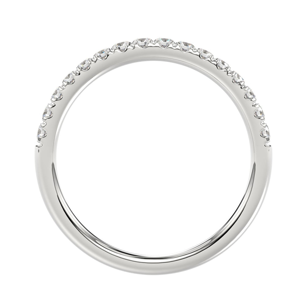 14K WHITE GOLD 1/4CT ROUND DIAMOND LADIES BAND 