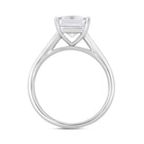 LADIES RING 2CT PRINCESS DIAMOND 14K WHITE GOLD (CENTER STONE PRINCESS DIAMOND 1 1/2CT )