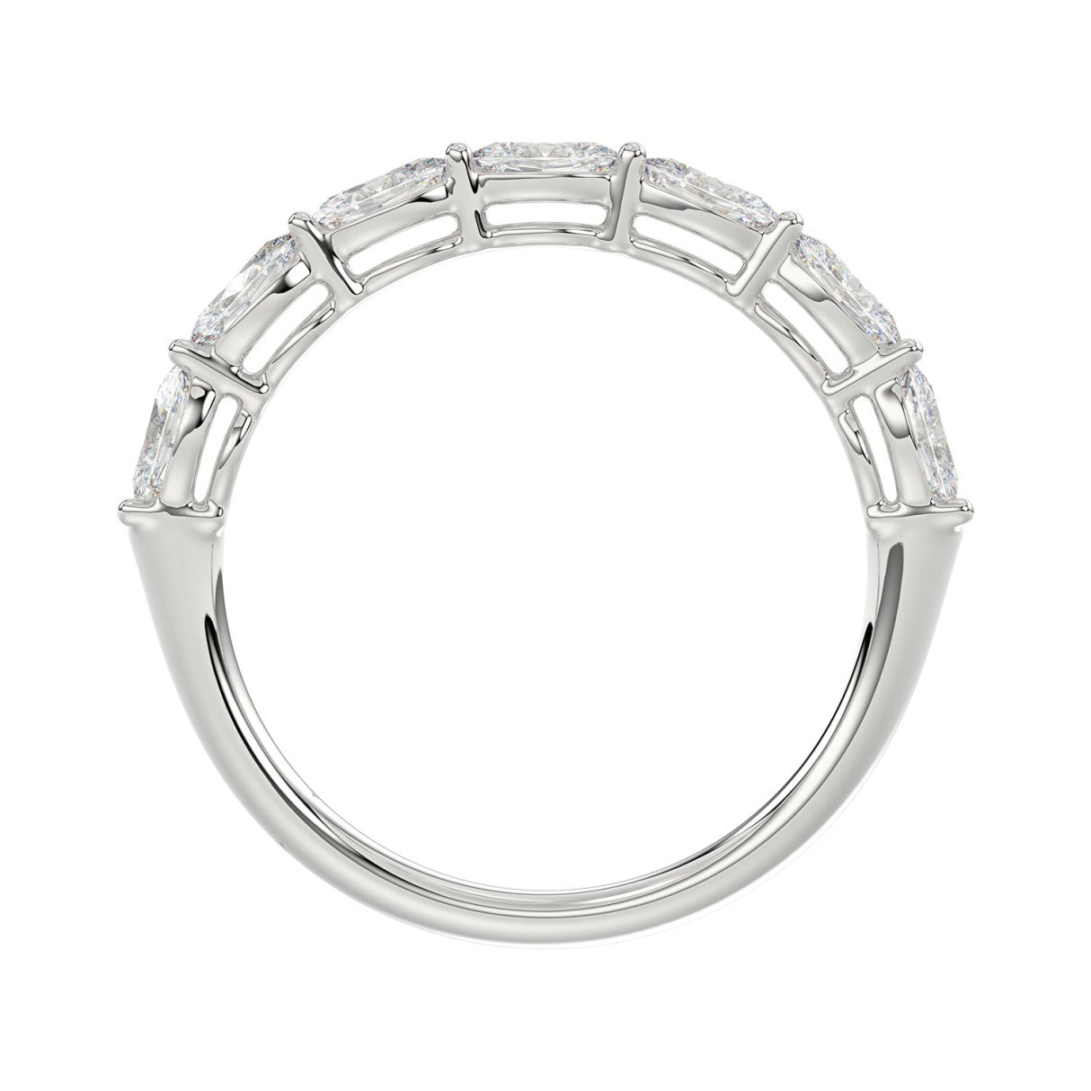 14K WHITE GOLD 1CT OVAL DIAMOND LADIES RING
