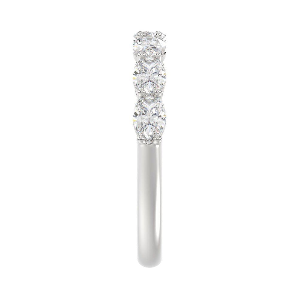 14K WHITE GOLD 1CT OVAL DIAMOND LADIES RING