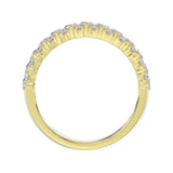 14K YELLOW GOLD 1 1/2CT ROUND/MARQUISE DIAMOND LADIES BAND
