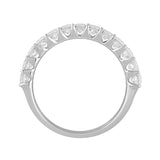 LADIES BAND 1CT PRINCESS DIAMOND 14K WHITE GOLD