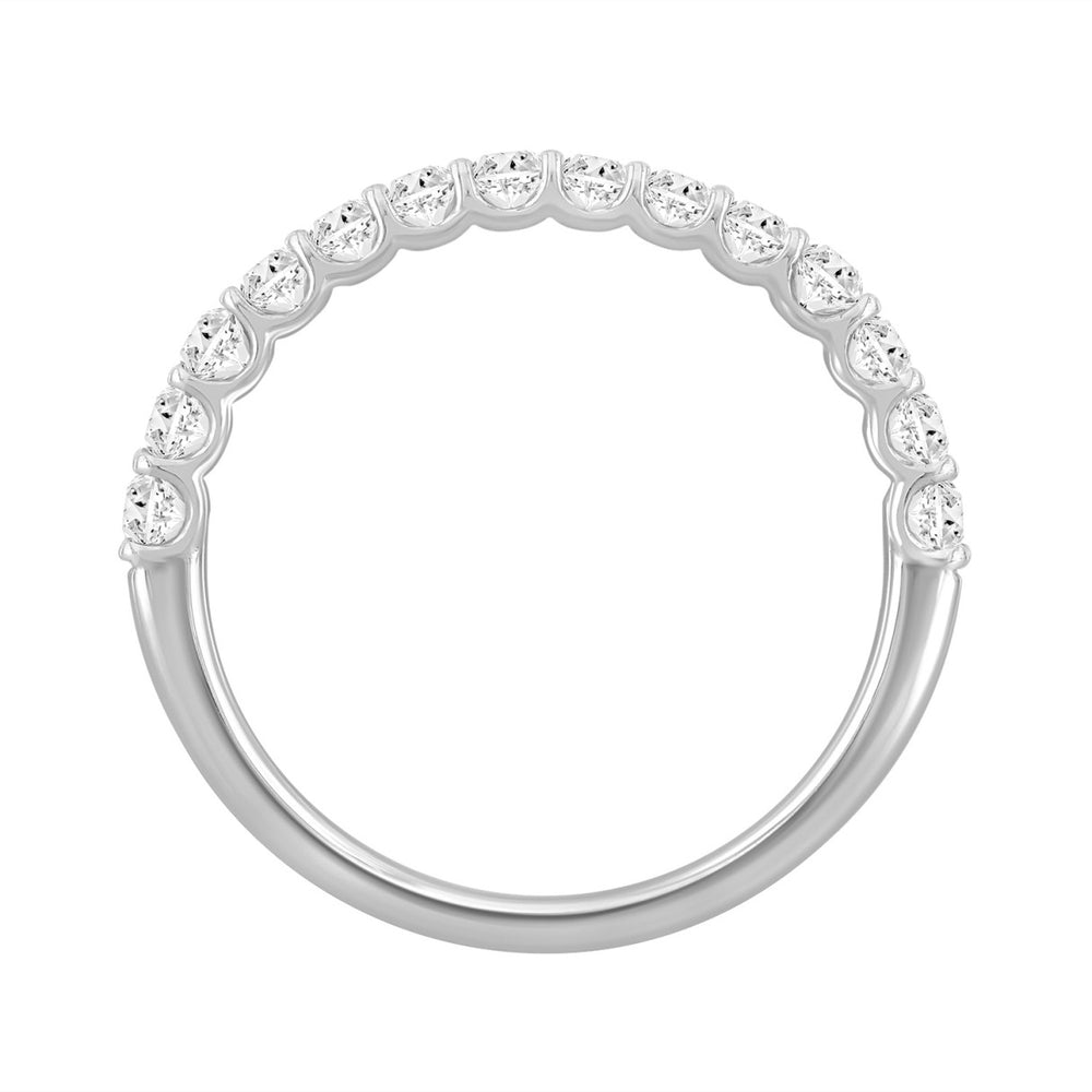 LADIES BRIDAL SET 2 1/2CT ROUND/PRINCESS DIAMOND 14K WHITE GOLD (CENTER STONE PRINCESS DIAMOND 1CT )