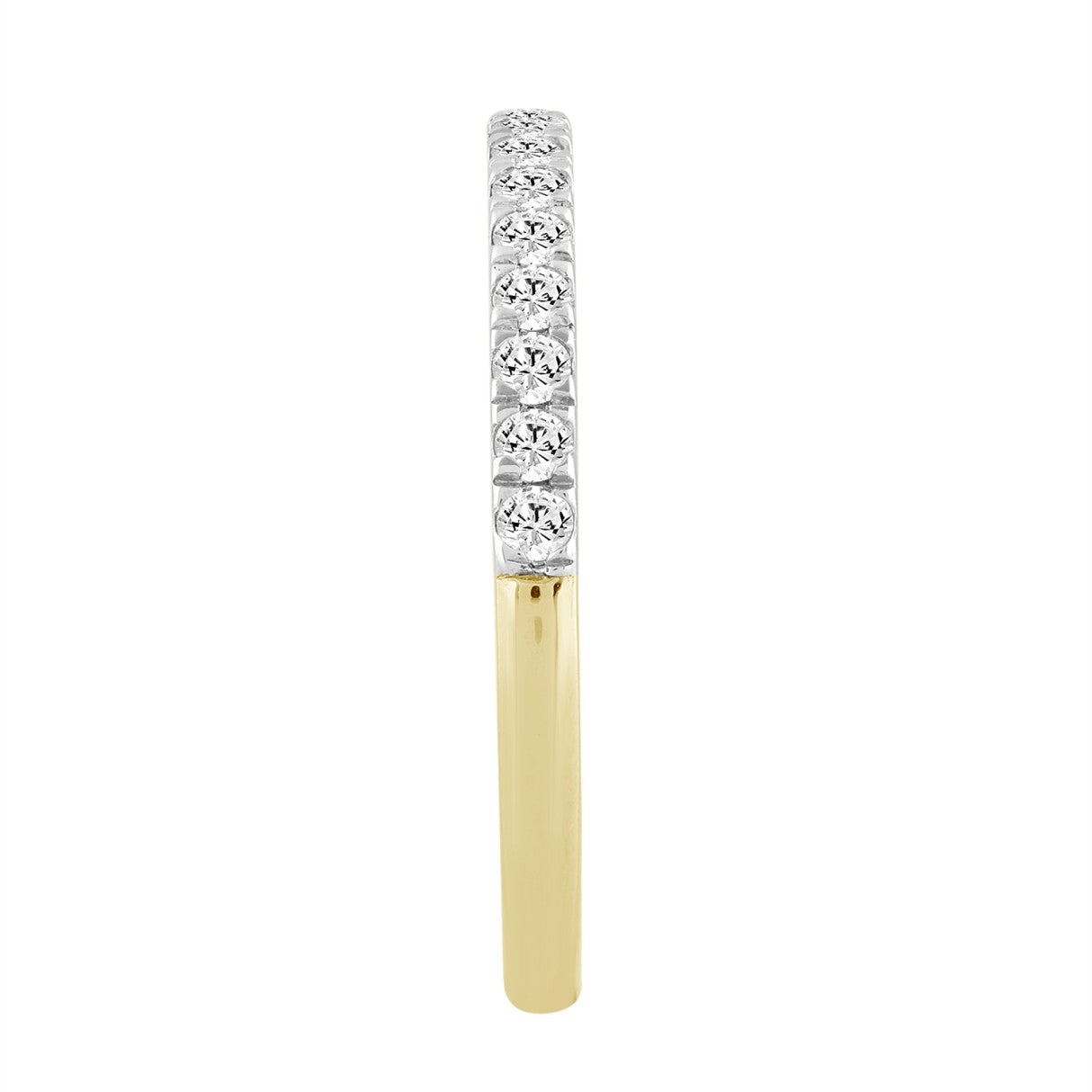 LADIES BRIDAL SET 3 1/4CT ROUND/EMERALD/CADLILAC DIAMOND 14K YELLOW GOLD (CENTER STONE EMERALD DIAMOND 2CT )