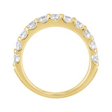 LADIES BAND 1 1/2CT ROUND DIAMOND 14K YELLOW GOLD